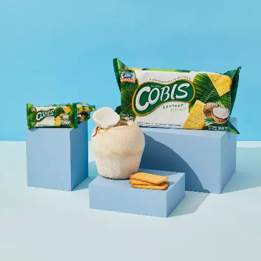 [TH0015-B0771] COBIS BISCUIT COCONUT FLAVOR 168G.X 24PCS/CTN ..